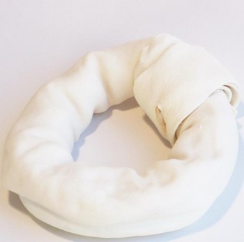 Wit Buffelhuid Donut L