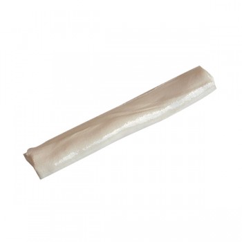 Wit buffelhuid rol +/- 25 cm
