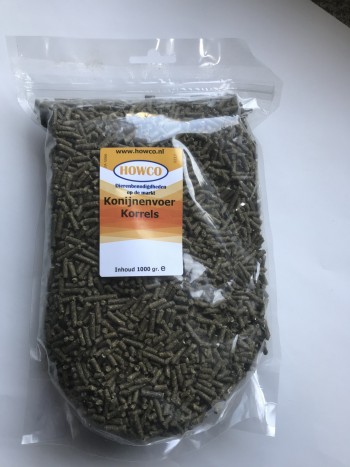 Konijnenvoer korrels