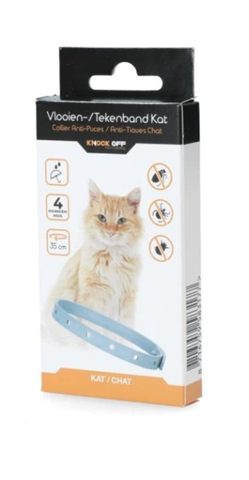 Vlo en Teken band voor de kat